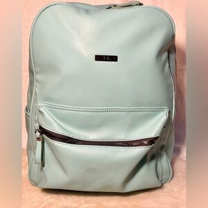 Teal Lula Leather Backpack